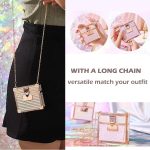 ⁦مجموعة احمر شفاه مات من 3 قطع، 3 الوان مع شنطة سلسلة بلون ذهبي وردي، مجموعة احمر شفاه مخملي، كوب مقاوم للماء وغير لاصق، مجموعة احمر شفاه احمر قابل للسحب ويدوم طويلا⁩ - الصورة ⁦5⁩