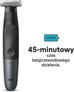 ⁦Braun Série X, tondeuse à barbe mâle électrique hybride et rasoir de corps, lame 4D, SkinShield, étanche, sans fil, XT5200⁩ - الصورة ⁦8⁩