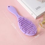 فرشاة فك تشابك الشعر من تول هاوس، مشط تصفيف مجعد، مشط شعر ناعم، رطب وجاف، للشعر الكثيف والمجعد والرطب، مناسبة لجميع انواع الشعر - الصورة 9