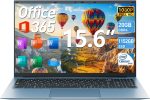 Naclud Laptop, 15.6" Laptops, Windows 11 Computer, 20GB DDR4, 128GB EMMC+1024GB SSD Storage, 4TB Expansion, Celeron N5095 Quad-Core, Office 365 1 Year, WiFi 6, HDMI,