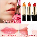 ⁦3Pcs Temperature Color Change Lipstick, Long Lasting Nourishing Moisturizing Lipgloss, Magic Temperature Color Changing Lipstick, Lip Gloss, Waterproof Matte Lip Balm Makeup⁩ - الصورة ⁦4⁩