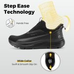 ⁦حذاء رياضي ستبيز V2 للمشي بتصميم واسع سهل الارتداء مع دعم لقوس القدم بدون أربطة لتخفيف آلام القدم للرجال، من فيتفيل⁩ - الصورة ⁦3⁩
