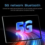 ⁦تابلت اندرويد 10.1 انش من اس واي سي جي كيو بذاكرة RAM 6GB وسعة تخزين 128GB وشاشة لمس HD IPS 1280×800 ومكالمات هاتفية مع شريحتين اتصال وشبكة 5G وبلوتوث وكاميرا مزدوجة وواي فاي ازرق⁩ - الصورة ⁦7⁩