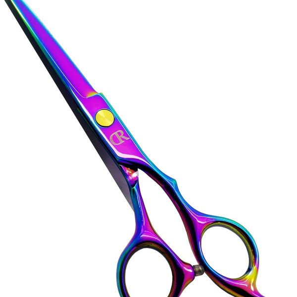 مقص احترافي لقص الشعر، مقص حلاقة 6 انش بشفرات حادة لمصففي الشعر للنساء والرجال والاطفال من الستانلس ستيل 420c