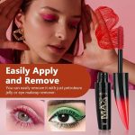 ⁦Colored Mascara Set, 6 Colors Colored Mascara Set, Washable Makeup Volumizing for Eyelashes Charming Long Lasting Colorful for Eyelashes Eye Makeup⁩ - الصورة ⁦6⁩