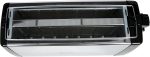 ⁦Techno Best 1300W 4 Slice Stainless Steel Electric Toaster/Efficient Breakfast Toasting/Breakfast machine with Browning control/Black Grey/BET-02S⁩ - الصورة ⁦4⁩