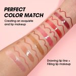⁦Lip Makeup Set, Matte Lip Liner With Nourishing Lip Oil Lip Gloss Set, Long-Lasting And Hydrating 2 IN 1 Makeup Set, Beauty Daily Cosmetics Gift for Girls⁩ - الصورة ⁦8⁩