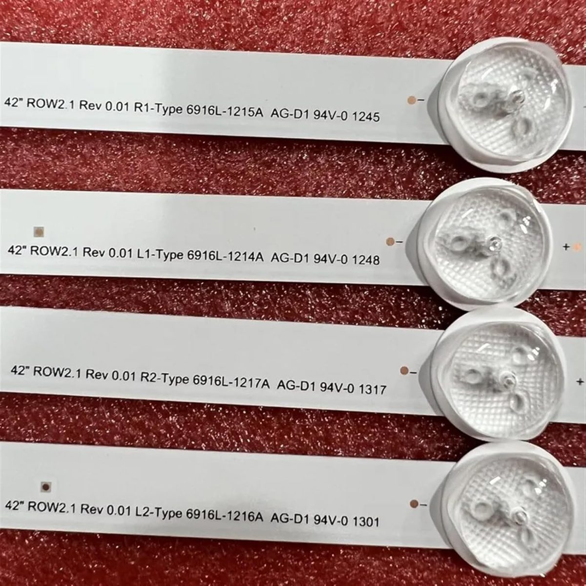 ⁦LED Backlight strip for L/G 42LN5757 42LN6150 42LN540V 42LN575V 42LN578V 42LN542V 42LN5390 42LN541V 42LN5450 42LA621V-ZD 42LA615S⁩ - الصورة ⁦4⁩