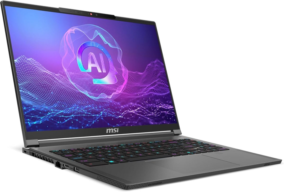 ⁦MSI Creator A16 AI+ A3HVFG-037US 16" WQXGA 240Hz Copilot+ PC Mobile Workstation, AMD Ryzen AI 9 365 2.0GHz, 32GB RAM, 1TB SSD, NVIDIA GeForce RTX 4060 8GB, Windows 11 Pro, Lunar Gray⁩ - الصورة ⁦5⁩