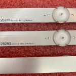 ⁦شريط اضاءة خلفية LED للتلفزيون 43UH620V 43UH610T 43UH630V 43UH603V 43 V16.5 ART3 2744 6916L-2744A UHD 1 LC430DGE (FJ) (M2)⁩ - الصورة ⁦5⁩