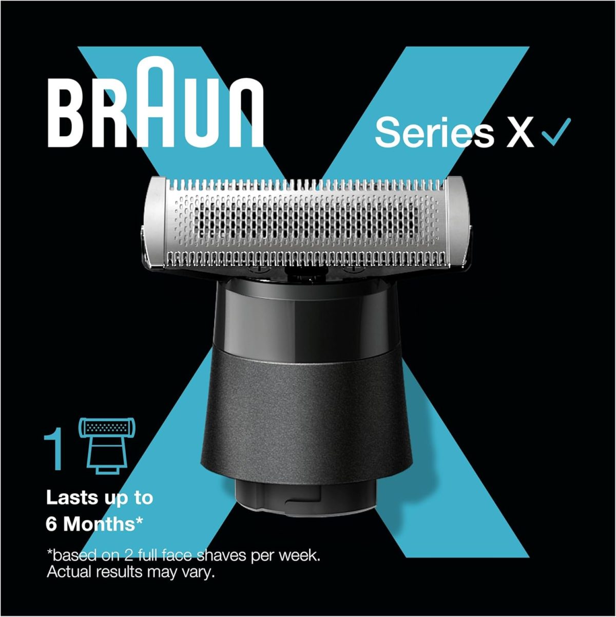⁦Braun Series X, Replacement Blade for Braun Series X Styler Trimmer, Innovative 4D-Blade with Two-Way Comb & Flex Head for Quick Grooming, Fits All Braun X Styler Series Trimmers, XT20⁩ - الصورة ⁦2⁩