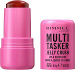 ريميل احمر خدود وملمع شفاه جيلي كراش من مالتي تاسكر، 150 ريد بيبر برائحة الفراولة، تركيبة مرطبة خفيفة 0.3 اونصة - الصورة 2