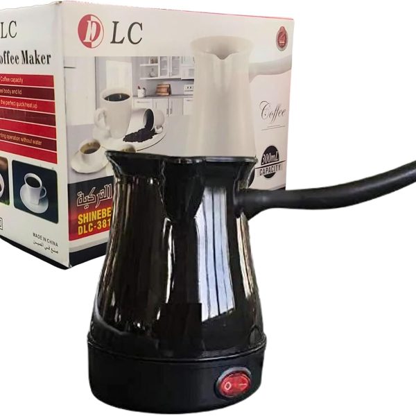 Biki Turkish Coffee Maker 300 mL Capacity | 2 Years Warranty | ماكينة صنع القهوة التركية 300 مل (Black)