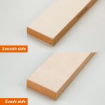 ⁦SHARPAL 205H Double-sided Leather Strop (Genuine Cowhide) 13.2" x 2.4" Kit with 2 Oz. Polishing Compound & Angle Guide, Knife Stropping Block for Sharpening & Honing Knives tools, Woodcarving Chisels⁩ - الصورة ⁦3⁩