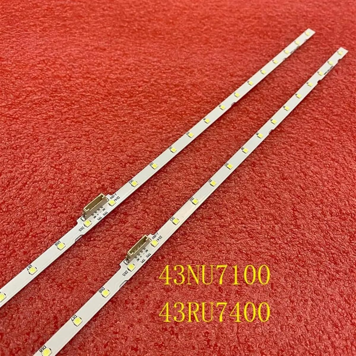 ⁦LED strip(2) For Sam/s.ung UE43N5510 43NU7100 UE43NU7100 UN43NU7100 UE43NU7100U AOT_43_NU7100F UE43NU7120U UE43NU7170U BN96-45954A⁩ - الصورة ⁦4⁩