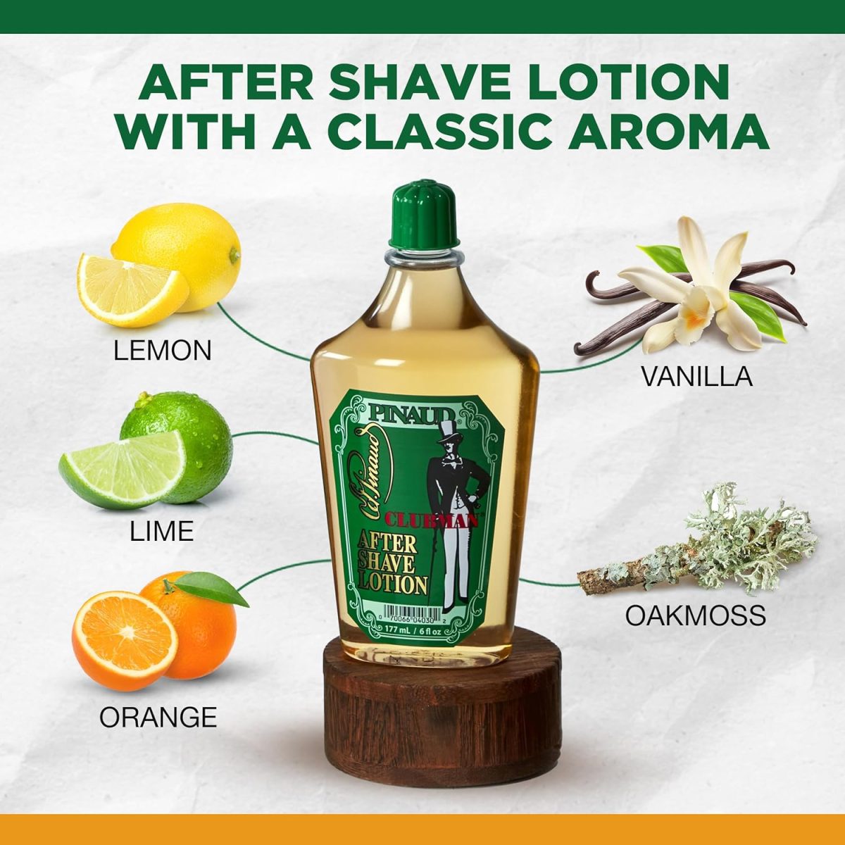 ⁦Clubman Pinaud After Shave Lotion, 6 Ounce (3-)⁩ - الصورة ⁦4⁩