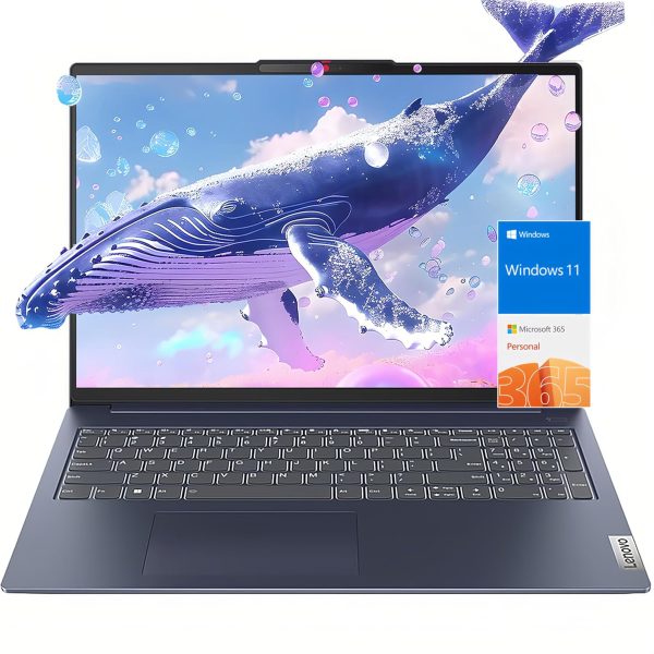 Lenovo IdeaPad 5 Laptop, 10-cores Intel Core 7 150U, 16" WUXGA (1920x1200) IPS Display, Slim Business Laptop, FHD Webcam, Windows 11 Home, w/Office 365 (16GB RAM | 1TB PCIe SSD)