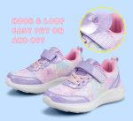 ⁦LUCKY STEP Kid's Glitter Fashion Sneakers Sparkly Princess Tennis Bling Shiny Sequins Athletic Walking School Shoes for Children/Boys/Girls⁩ - الصورة ⁦3⁩