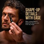 ⁦WAHL Manscaper ® 2 in 1 Lithium Battery Tactical® Dual Sided Eyebrow and Nose Hair Trimmer for Men⁩ - الصورة ⁦4⁩