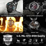 ⁦KOSPET Smart Watch for Men, 60 Days Extra-Long Battery, 50M Waterproof for Swimming, Rugged Military Full Metal Body Smartwatch, 1.43” AMOLED Always-On Display Fitness Watch（Answer/Make Calls）AI Voice⁩ - الصورة ⁦2⁩