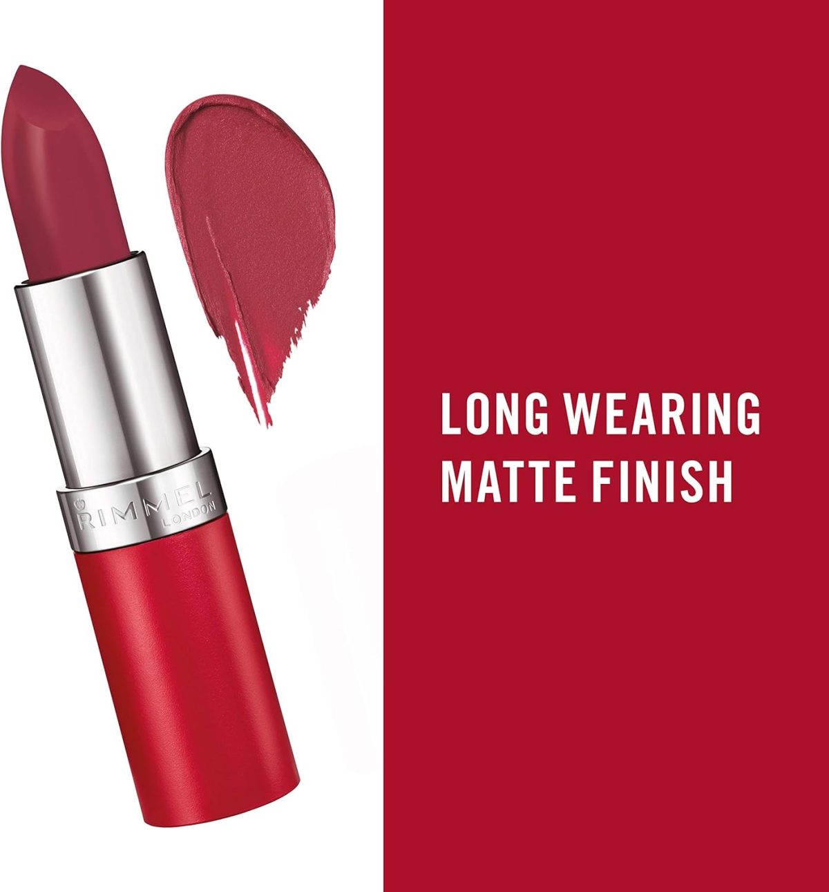 ⁦Rimmel London Lasting Finish Matte by Kate Lipstick, 107, 4 g⁩ - الصورة ⁦5⁩