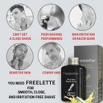 ⁦Pherolink Electric Pre-Shave and Aftershave Lotion Cream - Ideal for a Close Shave - Smooth and Irritation-Free Balm Freelette (CITRONELLE) 125ml⁩ - الصورة ⁦2⁩