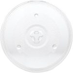 ⁦270Mm Universal Clear Microwave Oven Glass Turntable Round Plate Tray Replacement⁩ - الصورة ⁦3⁩
