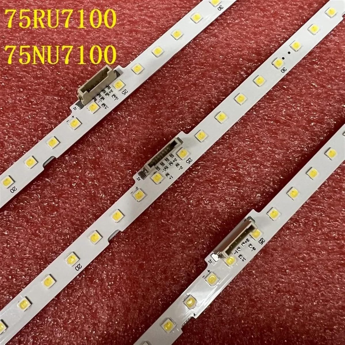 ⁦XYMJT LED Backlight bar for Sam/s.ung UE75RU7200 75NU7100 75RU7100 UA75RU7100K UN75RU7100 UA75RU7100 UE75RU7100 BN61-15487A BN96-46078A⁩ - الصورة ⁦2⁩