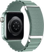 SUIMUMU Compatible with Apple Watch 10/9/8/7/6/5/4/3/Ultra/SE, Nylon Braided Strap for iWatch Series 44mm 45mm 46mm/49mm/40mm 41mm 42mm Stretchy Replacement Sport Loop Straps