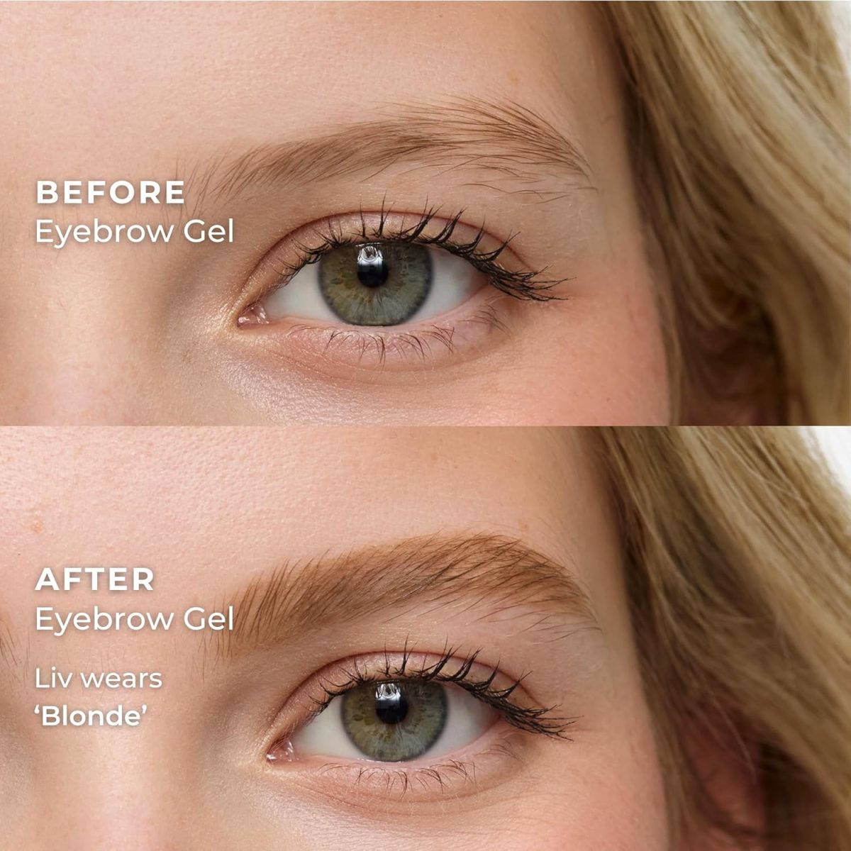 ⁦WUNDERBROW Waterproof Eyebrow Gel, Blonde, Vegan and Cruelty-Free⁩ - الصورة ⁦2⁩