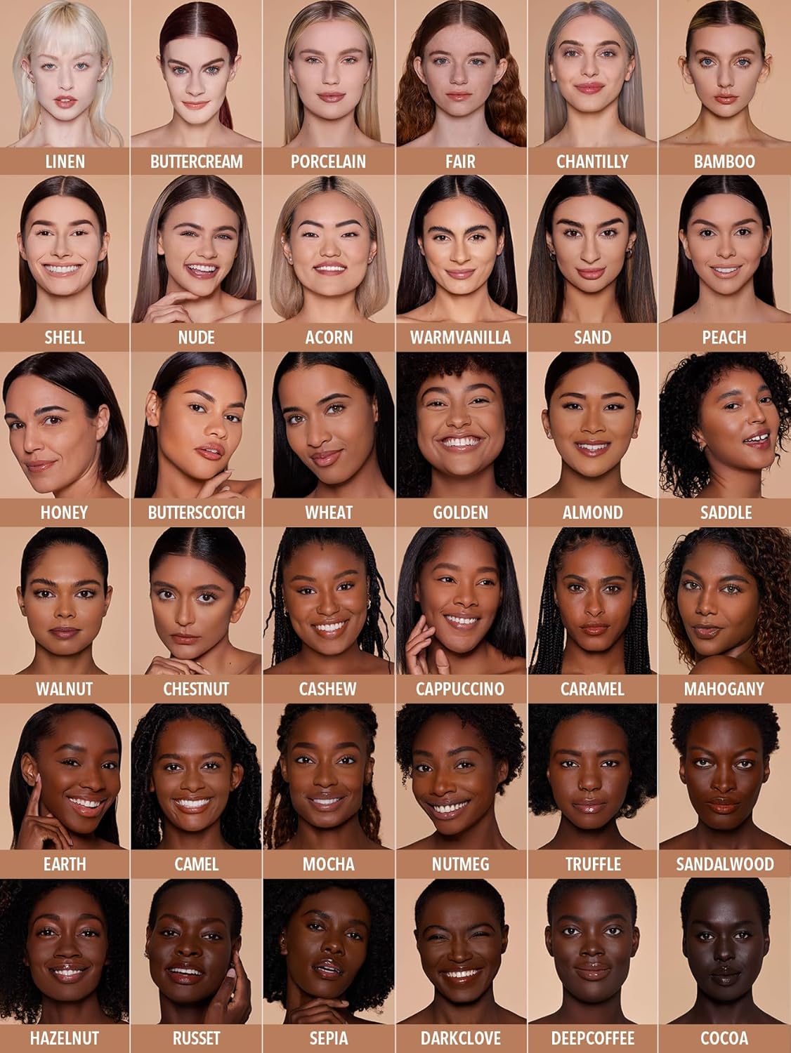 81EoX2HQNIL._AC_SL1500_.jpg شيجلام كريم اساس بودرة سكين هاي كوفر رقم بامبو، كل الأنواع - الصورة 8