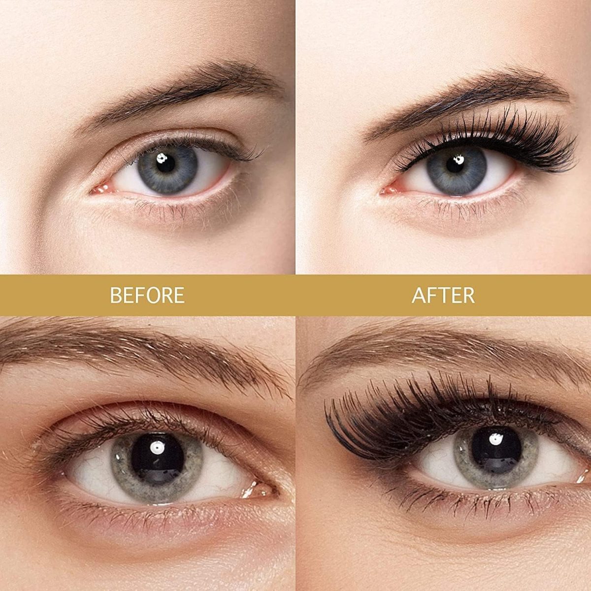 ⁦Joyzzz Magnetic Lashes, 8 PCS Reusable Magnetic Eyelashes with Applicator and Storage Box, Glue Free False Eyelashes with Natural 3D Effect, Cosmetics Perfect for Daily Use and Special Occasions⁩ - الصورة ⁦6⁩