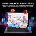 ⁦acer Chromebook 311 11.6" HD Laptop, Intel Celeron N4500 Processor, 4GB LPDDR4X RAM, 224GB Storage (64GB eMMC+160GB Docking Station Set), Intel UHD Graphics, Wi-Fi 5, Chrome OS, Black⁩ - الصورة ⁦6⁩