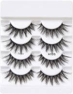 ⁦KISS Lash Couture Triple Push Up Collection Multipack, 3D Volume False Eyelashes, Triple Design Technology, Multi-Angles & Lengths, Cruelty-Free, Contact Lens Friendly, Reusable, Style Robe, 4 Pairs⁩ - الصورة ⁦13⁩