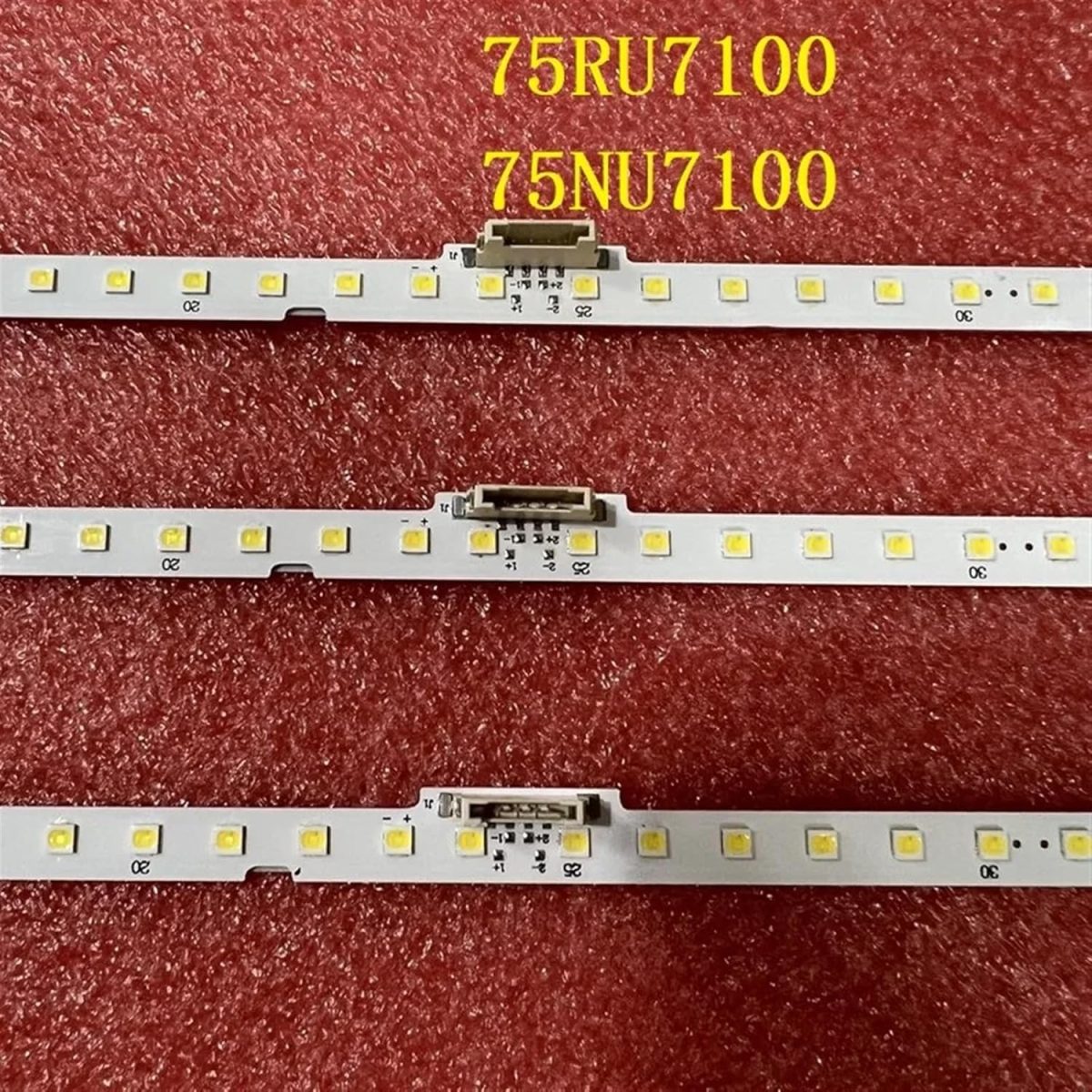 ⁦XYMJT LED Backlight bar for Sam/s.ung UE75RU7200 75NU7100 75RU7100 UA75RU7100K UN75RU7100 UA75RU7100 UE75RU7100 BN61-15487A BN96-46078A⁩ - الصورة ⁦3⁩
