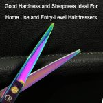 ⁦مقص احترافي لقص الشعر، مقص حلاقة 6 انش بشفرات حادة لمصففي الشعر للنساء والرجال والاطفال من الستانلس ستيل 420c⁩ - الصورة ⁦3⁩