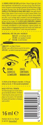 ⁦جوت 2 بي صمغ 4 حواجب وحواف (16 مل)، جل الحواجب وماسكارا الشعر 2 في 1، مع فرشاة حواجب عملية على الوجهين لتصفيف وتثبيت شعر الطفل، تركيبة نباتية⁩ - الصورة ⁦10⁩