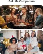 ⁦Parsonver Smart Watch for Men Women with Bluetooth Calls, 1.83" Fitness Tracker Watch 100+ Sport Modes IP68 Waterproof for Android iOS Phones with Blood Oxygen Heart Rate Sleep Monitor, Black⁩ - الصورة ⁦9⁩