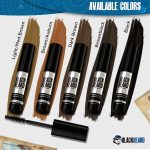 ⁦Blackbeard for Men Formula X Instant Mustache, Beard, Eyebrow and Sideburns Color - Fast, Easy, Men’s Grooming, Beard Dye Alternative, Brown/Black, 1 Pack⁩ - الصورة ⁦7⁩