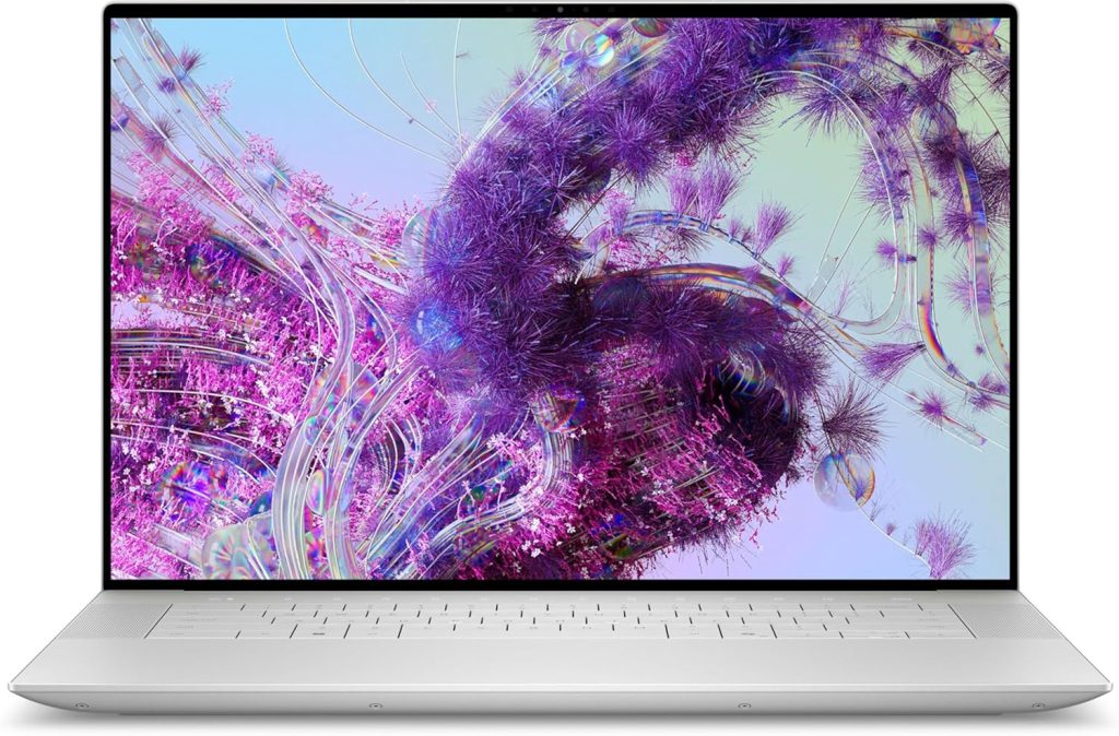 لابتوب XPS 9640 2024 من ديل 16.3 بوصة بوضوح 3840×2400 4k وكور الترا 9-185H وSSD 1 تيرابايت وRAM 64 جيجابايت وانفيديا جيفورس RTX 4060 16 نواة عند 5.1 جيجاهرتز وGDDR6 8 وويندوز 11 برو فضي