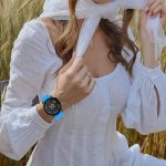 ⁦اوفر ستيب سوار بديل متوافق مع ساعة جارمين فينيكس 5 اكس / فينيكس 5 اكس بلس / فينيكس 6 اكس / فينيكس 6 اكس برو / فينيكس 3 / اتش ار / دي 2 دلتا بي اكس - 26 ملم، ازرق سماوي⁩ - الصورة ⁦7⁩