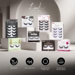 ⁦KISS Lash Couture Triple Push Up Collection Multipack, 3D Volume False Eyelashes, Triple Design Technology, Multi-Angles & Lengths, Cruelty-Free, Contact Lens Friendly, Reusable, Style Robe, 4 Pairs⁩ - الصورة ⁦7⁩