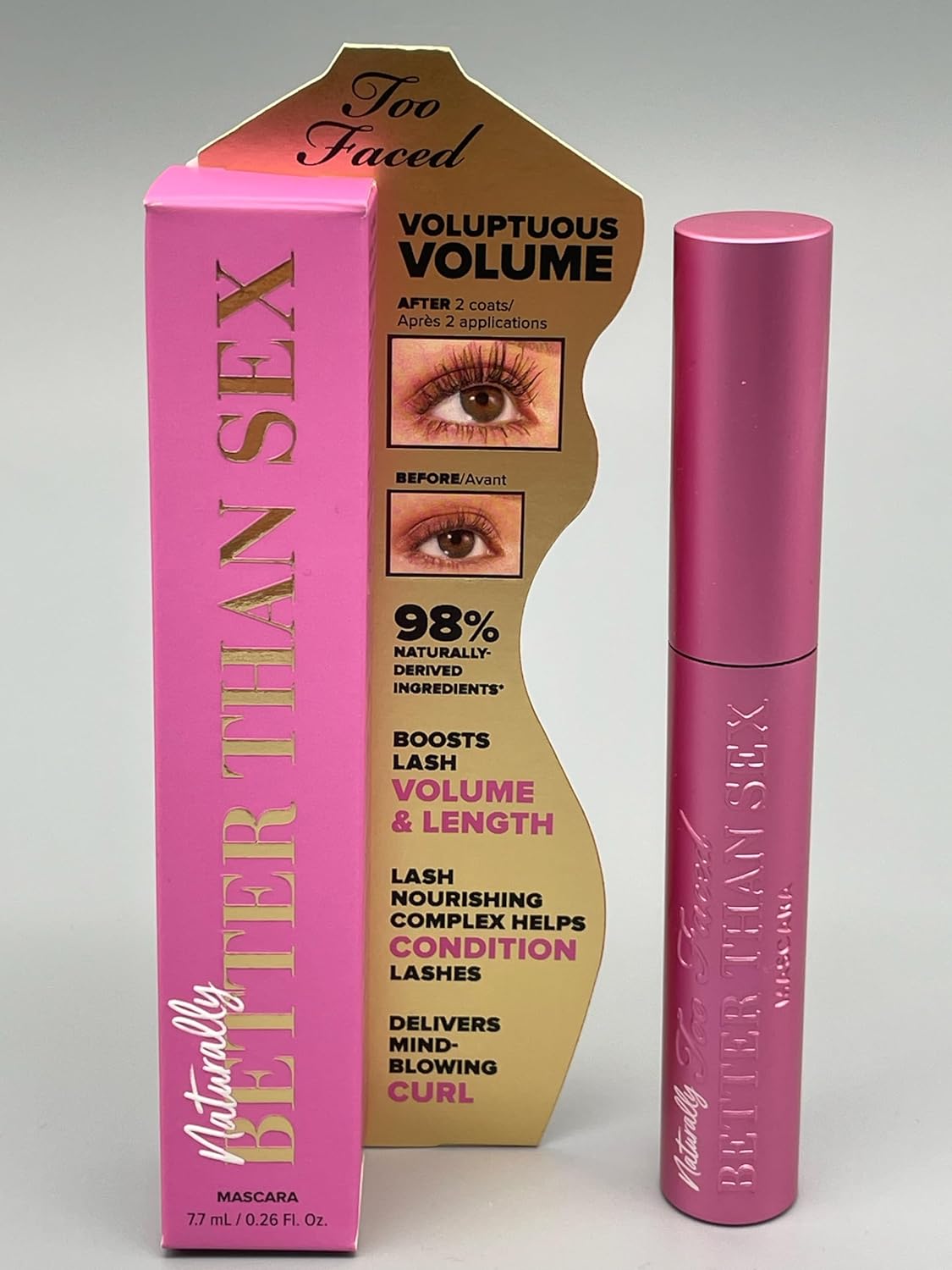 81StGEP3hFL._AC_SL1500_.jpg تو فيسد ماسكارا ناتشورالي بيتر ذان سيكس | تكثيف وتغذية وتجعيد + امنة للعيون الحساسة، 0.26 اونصة سائلة - الصورة 3