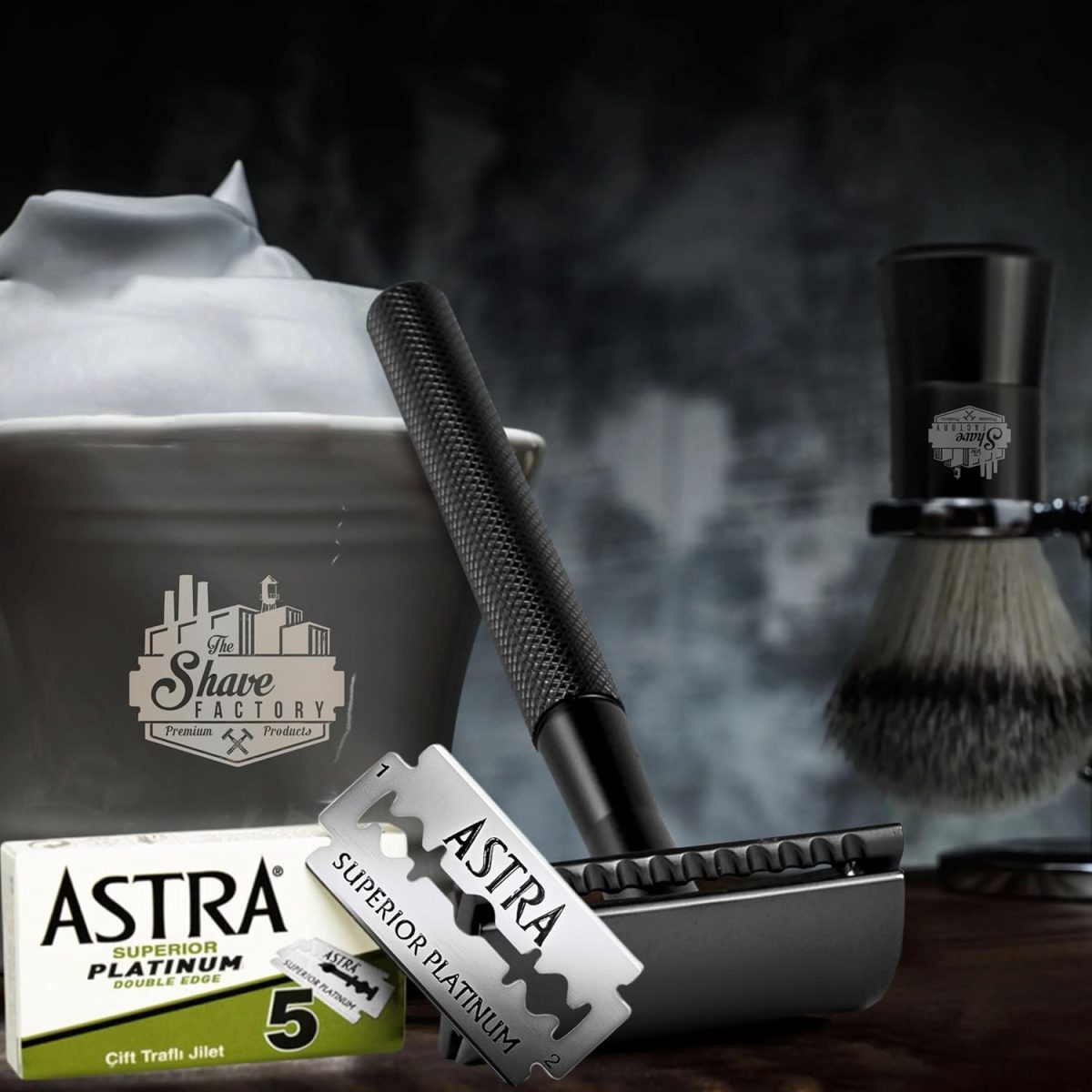 ⁦10 Astra Superior Platinum Double Edge Razor Blades For Professional Barbers And Traditional Shaving Enthusiasts⁩ - الصورة ⁦5⁩