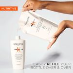 ⁦Kérastase Nutritive Hydrating Shampoo for Dry Hair Refill Pouch 500ml⁩ - الصورة ⁦3⁩