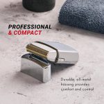 ⁦BaBylissPRO Cordless Metal Single Foil Shaver, Silver, 1 Count⁩ - الصورة ⁦3⁩