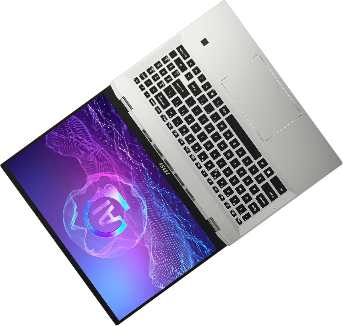 ⁦MSI Prestige 16 AI EVO 16" UHD+ OLED Ultra Thin Professional Laptop Copilot+ PC, AMD® Ryzen™ AI 9-365, Radeon Graphics, 32GB LPDDR5X, 2TB NVMe SSD, Win 11 Pro, Prestige A16 AI+ A3HMG-055CA⁩ - الصورة ⁦6⁩