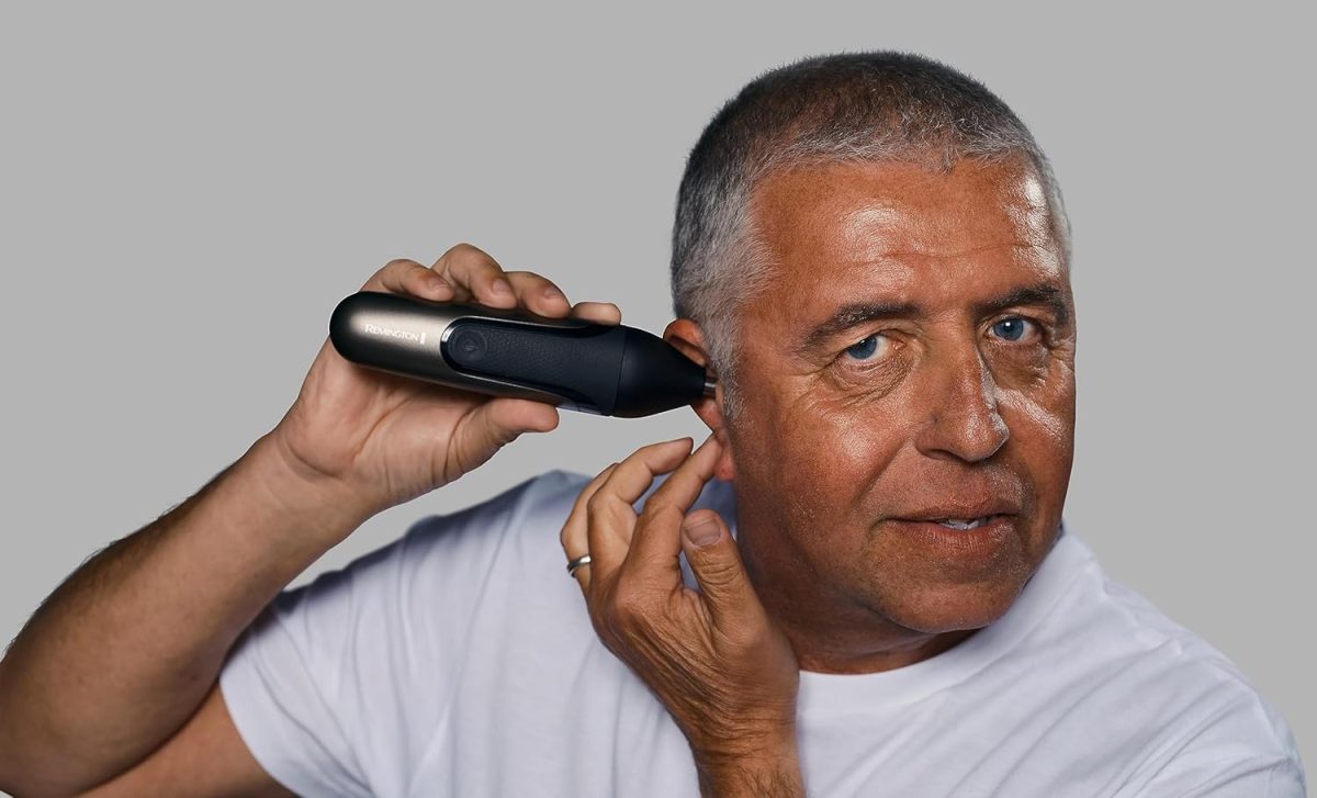 ⁦Remington Multi-Hair Trimmer & Beard Trimmer Men's ONE [Includes 10 Attachment Heads/Combs] Hair Trimmer, Beard Trimmer, Twill/Nose & Ear Trimmer (Waterproof, Lithium) Multi-Groomer PG760⁩ - الصورة ⁦8⁩