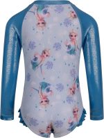 ⁦Frozen Elsa Girls Skirted Swimming Costume Swimsuit in My Element, Elsa, 5-6 Years⁩ - الصورة ⁦3⁩