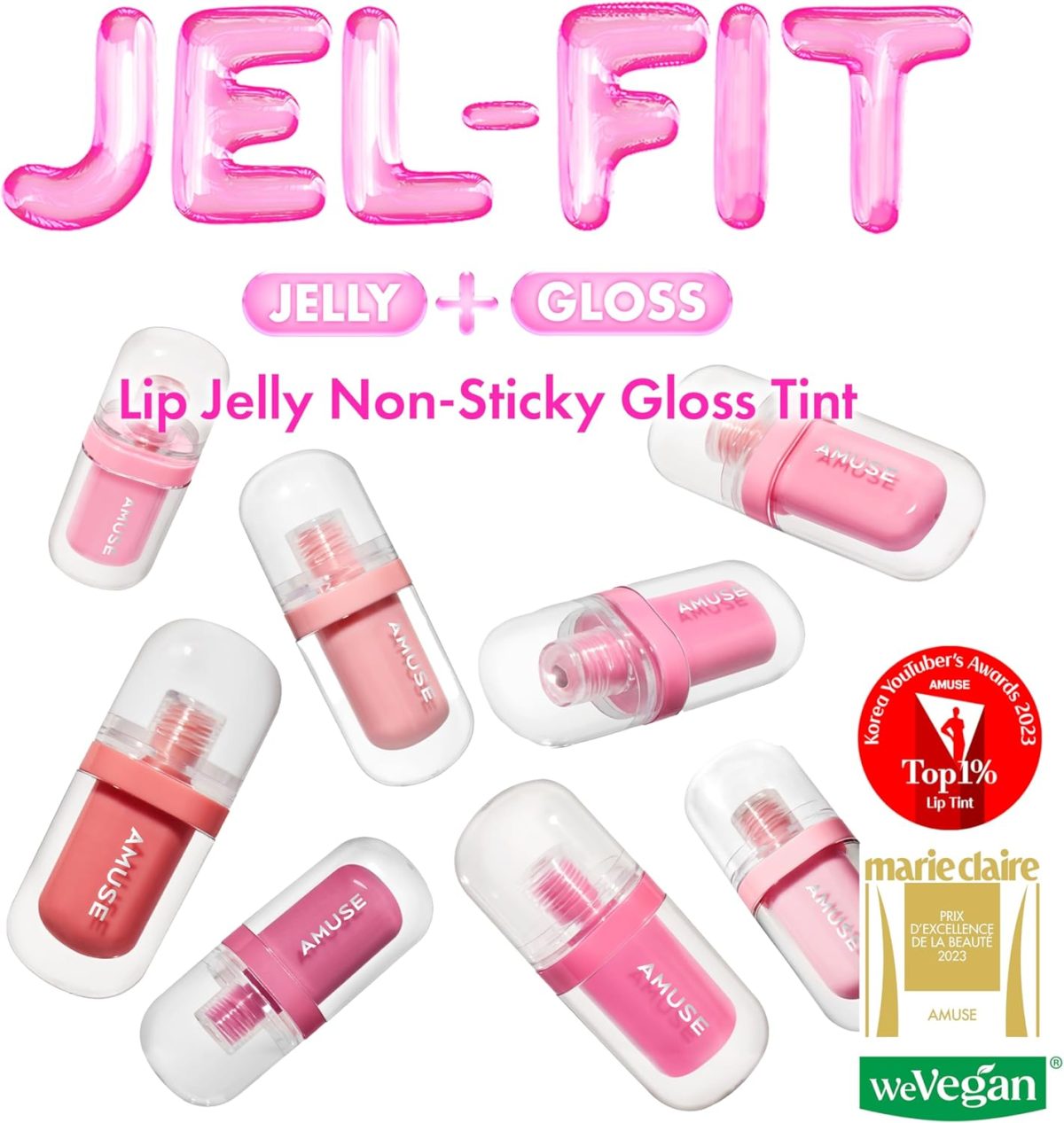 ⁦Amuse Jel-fit tint (07 CARAMEL)⁩ - الصورة ⁦7⁩